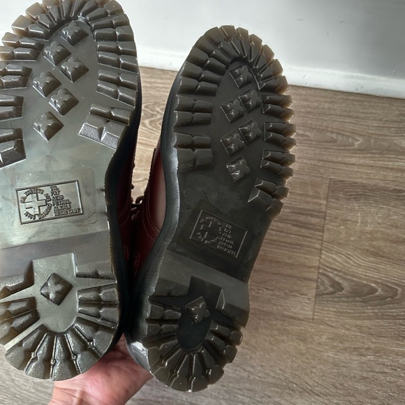 Dr. Martens Jadon Faux Fur Lined Platform‎ Boots Brown NWT 8 - Picture 7 of 13